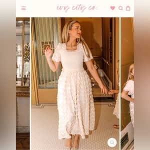 Ivy City Co. - Cloud Nine Dress in Sparkle